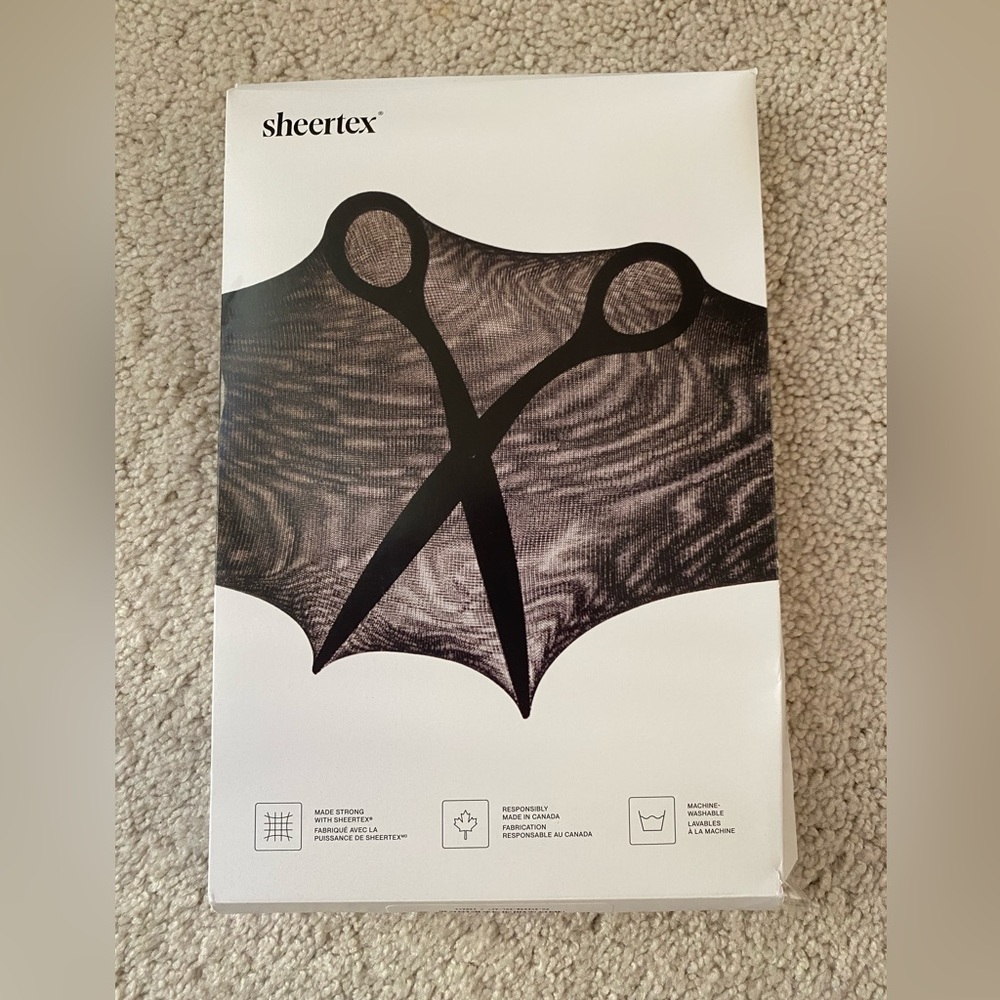 NWT Sheertex classic sheer rip-resist tights anthracite gray sizes M L XL 2XL